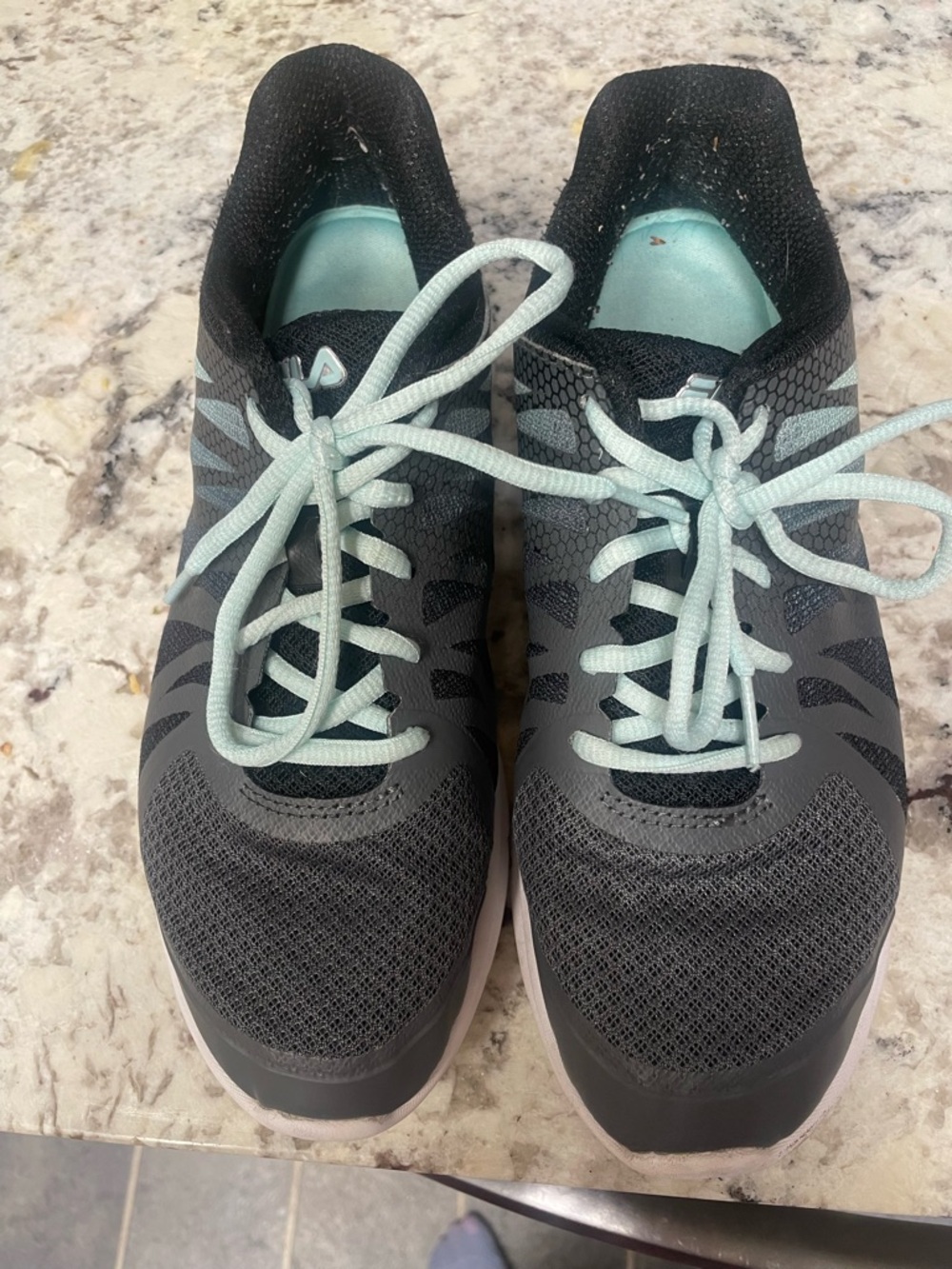Charcoal Lace-Up Women's size 9 Athletic Sneakers - Fila